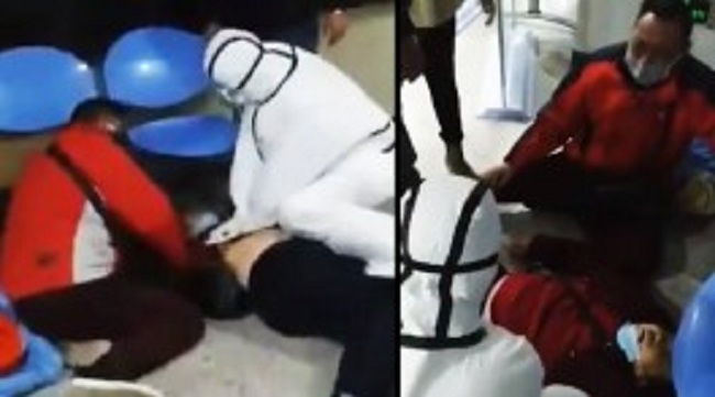 கொரோனா துயரம்..! மகன் கண் முன்னே உயிரை விட்ட தாய்!