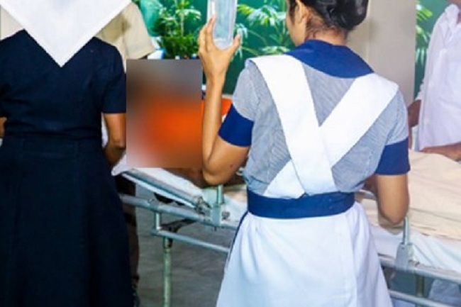 யாழ் தனியார் மருத்துவமனையில் திணறும் பெண் ஊழியர்கள்..