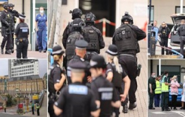 பிரித்தானியாவில் மருத்துவமனை உள்ளே நடந்த கத்தி குத்து..!!