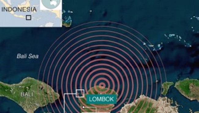 இந்தோனேஷியாவில் சக்தி வாய்ந்த நிலநடுக்கம்!