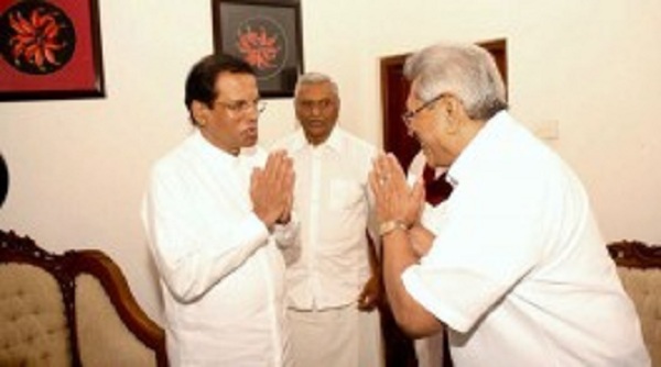 முன்னாள் ஜனாதிபதி மைத்திரிபால சிறிசேன ஜனாதிபதி கோட்டாபய ராஜபக்சவுக்கு ஆதரவு!