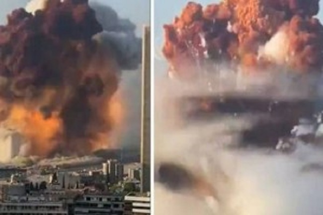 லெபனானை உலுக்கிய கோர வெடிவிபத்து: 78 பேர் பலி!