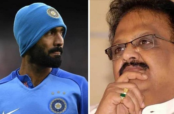 என் வாழ்நாள் முழுவதும் அந்த ஆசை இனி நிறைவேறாமல் இருக்கும்! S.P.B மரணத்தால் தினேஷ் கார்த்திக் உருக்கம்