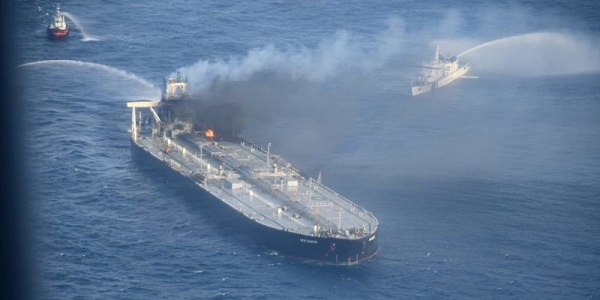 இலங்கை கடற்பரப்பில் தீ விபத்துக்குள்ளான நியூ டயமண்ட் கப்பல் உரிமையாளர்களிடமிருந்து மேலும் 100 மில்லியன் ரூபா நஷ்டஈடு கோரும் சட்டமா அதிபர்!!