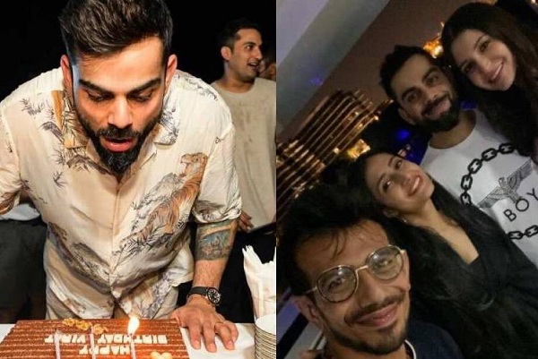 கர்ப்பிணி மனைவியுடன் பிறந்தநாளை கொண்டாடிய விராட் கோஹ்லி!