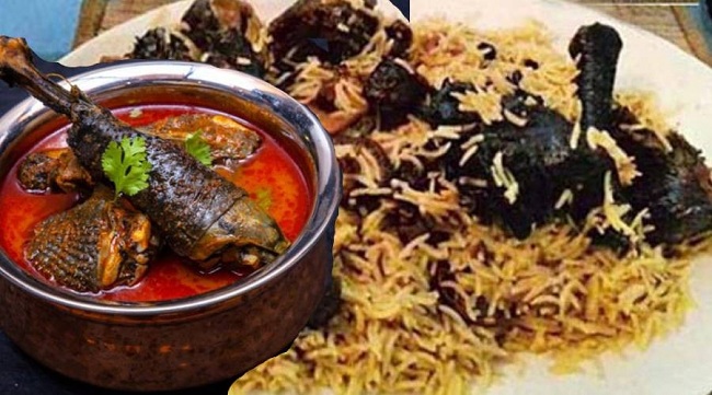 இலங்கையில் அறிமுகப்படுத்தப்பட்டுள்ள கருங்கோழி பிரியாணி!