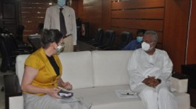 டக்ளஸ் தேவானந்தாவை சந்தித்த அமெரிக்க தூதுவர்….