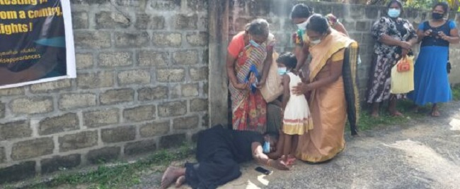 சர்வதேச விசாரணை மூலம் நீதியை வழங்குங்கள் இல்லையென்றால் எம்மை குண்டை போட்டு கொன்று விடுங்கள் –  காணாமல் ஆக்கப்பட்டவர்களின் உறவுகள்