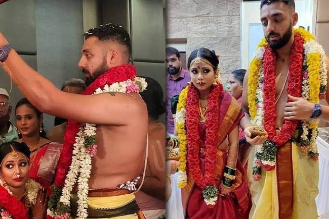 ஐ.பி.எல்லில் கலக்கிய தமிழன் வருண் சக்வரத்திற்கு திருமணம் முடிந்தது! வெளியான புகைப்படம்