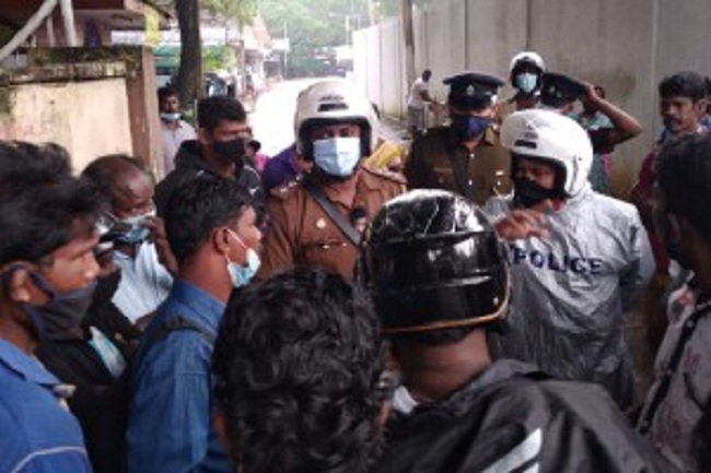 யாழ்ப்பாணத்தில் கவனயீர்ப்புப் போராட்டம்