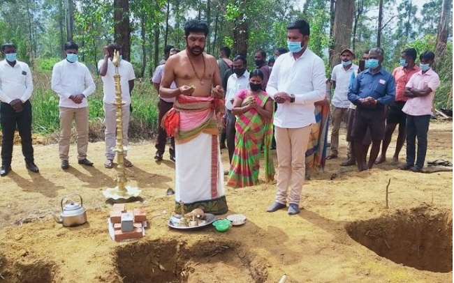 தோட்ட தொழிலாளர்கள் ஓய்வு பெறும் அறைக்கான அடிக்கல் நாட்டும் வைபவம்.. முக்கிய தகவல்