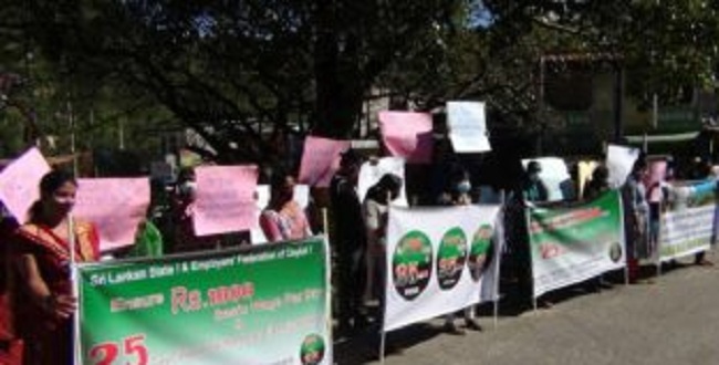 மஸ்கெலியாவில் போராட்டம்