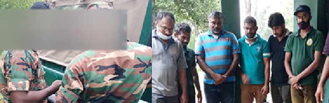 மான் இறைச்சியுடன் ஐவர் கைது