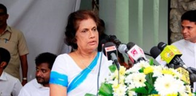 ஸ்ரீலங்கா சுதந்திரக் கட்சியின் உண்மையான தலைவி நானே!