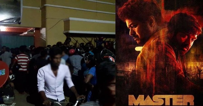 யாழ். நகரில் விஜய் – விஜய் சேதுபதியின் படத்திற்காக நள்ளிரவில் குவிந்த இளைஞர்கள்