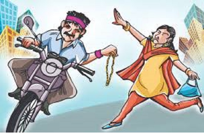 வவுனியா மாவட்டத்தில்  பெண்ணின் சங்கிலி அறுப்பு!