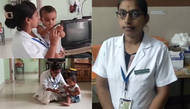 உறவினர்கள் அனைவருக்கும் கொரோனா: 3 மாத குழந்தைக்கு தாயாக மாறிய செவிலியர்