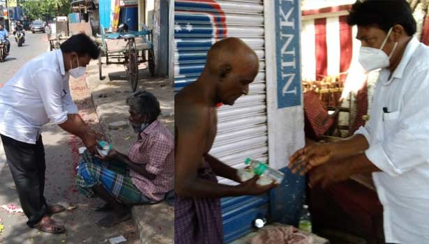 உணவின்றி தவிக்கும் ஏழைகளுக்கு தினந்தோறும் உணவு வழங்கும் யோகிபாபு பட தயாரிப்பாளர்