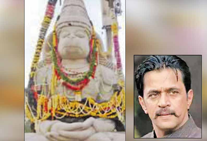 நடிகர் அர்ஜூன் கட்டிய ஆஞ்சநேயர் கோவில்