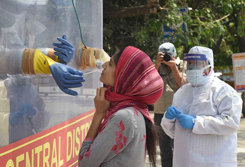 இந்தியாவில் சற்று குறைவடையும் கொரோனா