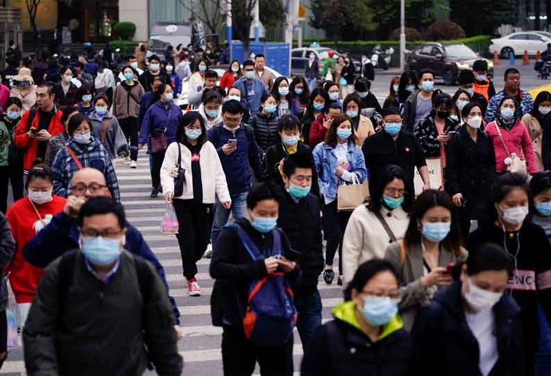 சீனாவில் புதிதாக 55 பேருக்கு கொரோனா தொற்று உறுதி