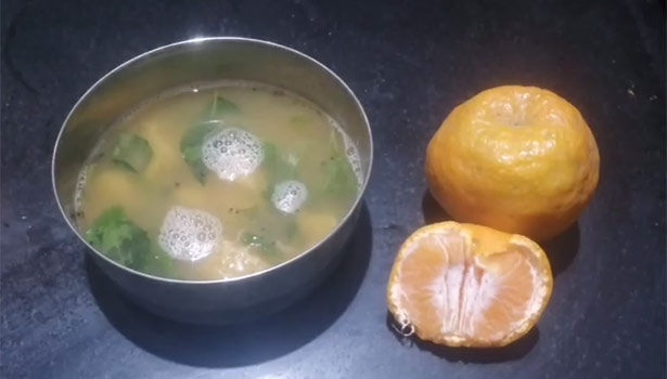 சத்து நிறைந்த ஆரஞ்சு பழ ரசம்  தயாரிப்பு முறை