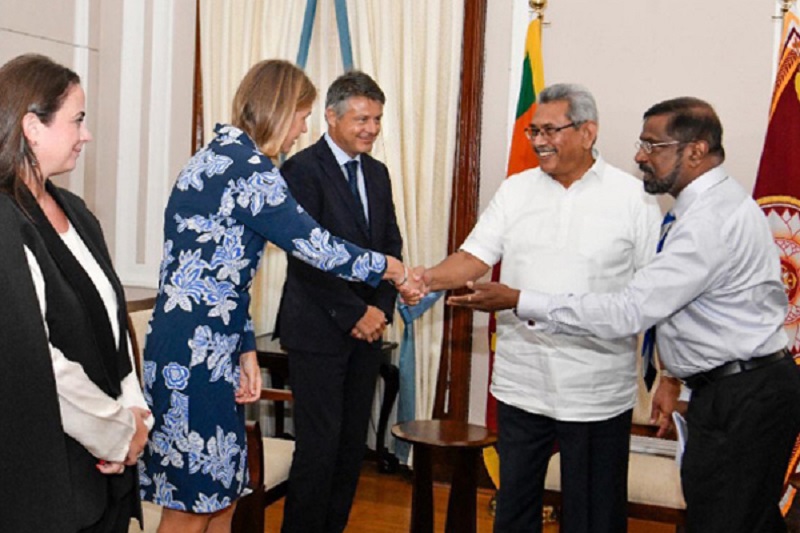 இலங்கைக்குள் நுழையும் ஐரோப்பிய ஒன்றிய தூது குழு