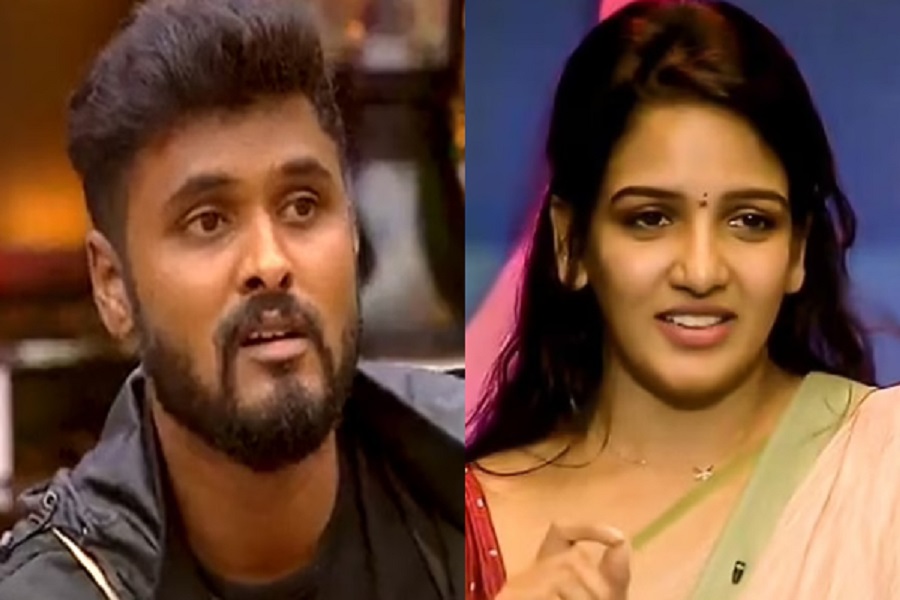 பாவனிக்கு முத்தம் கொடுத்த அமீர்