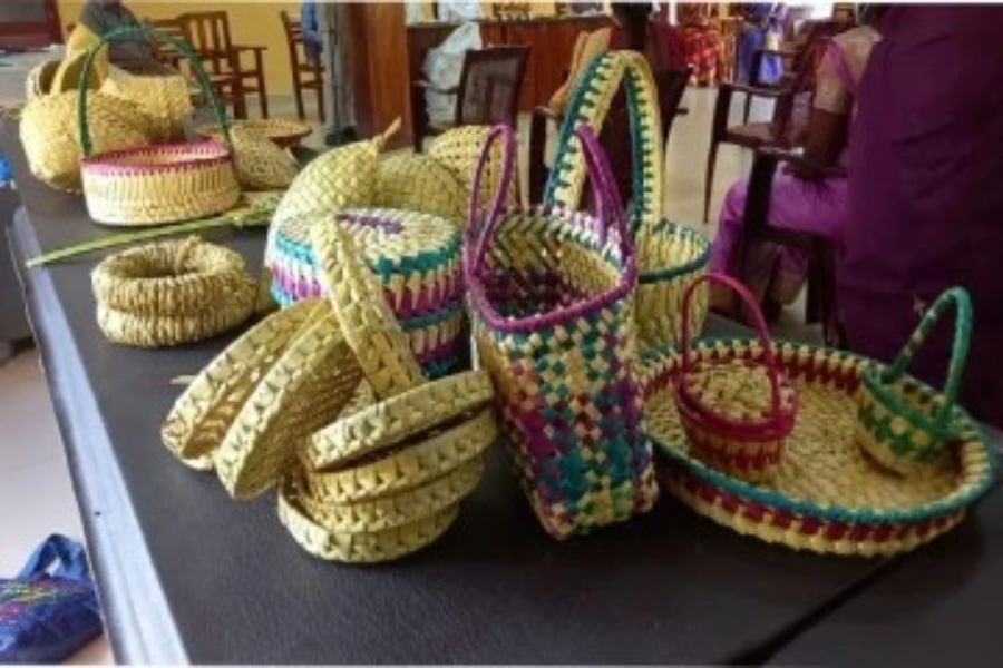 யாழில் இடம் பெற்ற பனைசார் உற்பத்தி கண்காட்சி