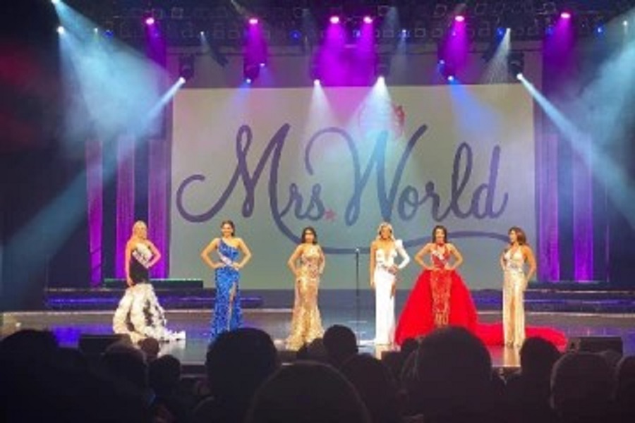 திருமதி அழகி போட்டியில் நான்காம் இடத்தை தட்டிக் கொண்ட இலங்கை பிரபலம்