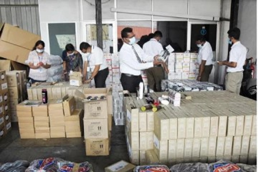 வெளிநாடொன்றில் இருந்து இலங்கைக்கு அனுப்பப் பட்ட  போதைவில்லைகள் சுங்க திணைக்களத்தால் கைப்பற்றப்பட்டுள்ளன