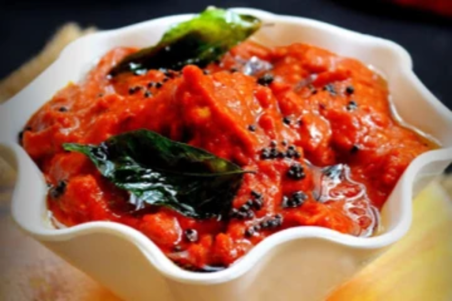 காரமான தக்காளி சட்னி