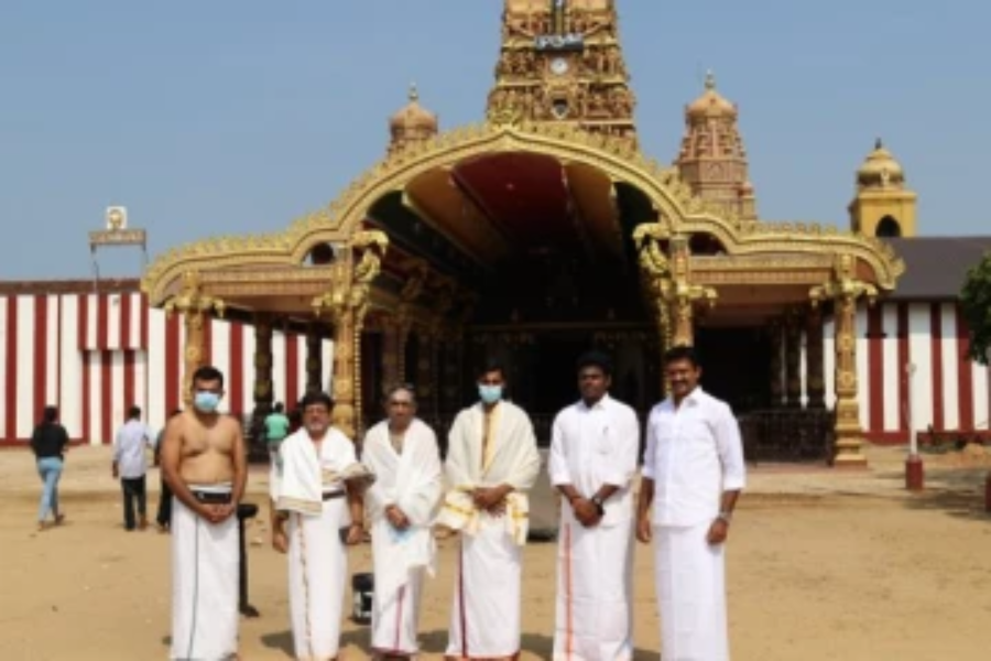 நல்லூரிற்கு சென்று தரிசனம் மேற்கொண்டார் பாஜக அண்ணாமலை