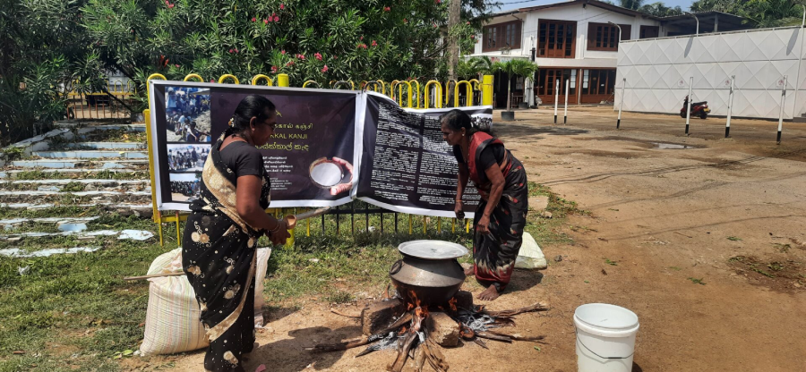 யாழில்  விசேட அதிரடிப்படையினருக்கு முள்ளிவாய்க்கால் கஞ்சி வழங்கிவைப்பு!