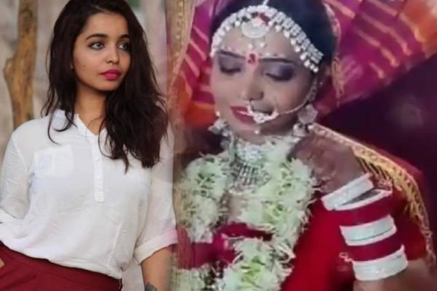 தன்னை தானே திருமணம் செய்து கொண்ட இந்திய பெண்!