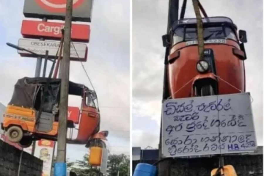 அந்தரத்தில் தொங்கும் ஆட்டோக்கள்