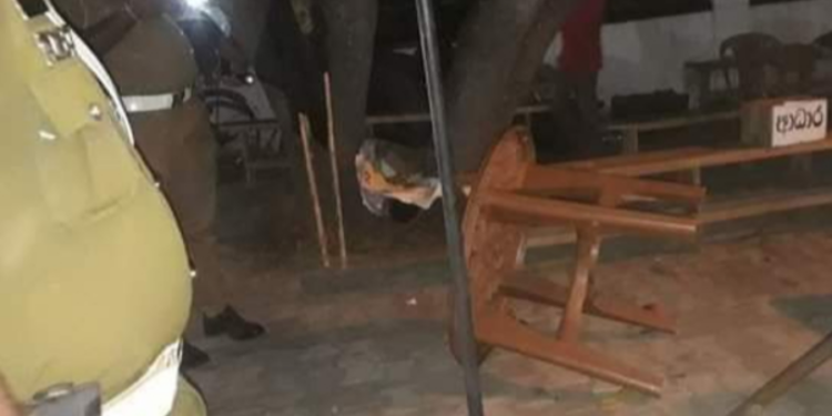 காலி முகத்திடல் ஆர்ப்பாட்டகளத்தில் இனந்தெரியாதோரால் தாக்குதல்