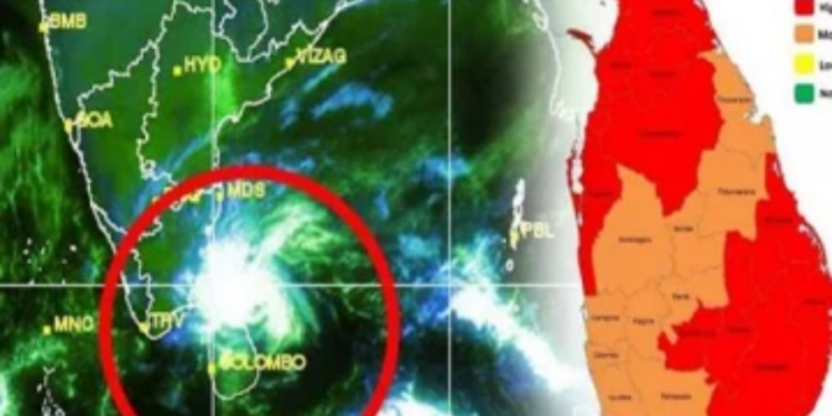 நாட்டில் பல பகுதிகளுக்கு சிவப்பு எச்சரிக்கை விடுக்கப்பட்டுள்ளது!