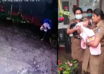 கைக்குழந்தையை வீதியில் விட்டு தப்பிச் சென்ற நபர்