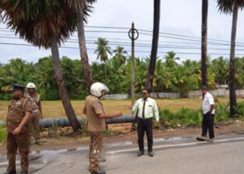 கணவருடன் மோட்டார் சைக்கிளில் பயணித்த மாணவிக்கு ஏற்ப்பட சோகம்!