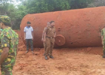 விடுதலைப் புலிகள் காலத்து பாரிய எரிபொருள் தாங்கி ஒன்று மீட்பு!