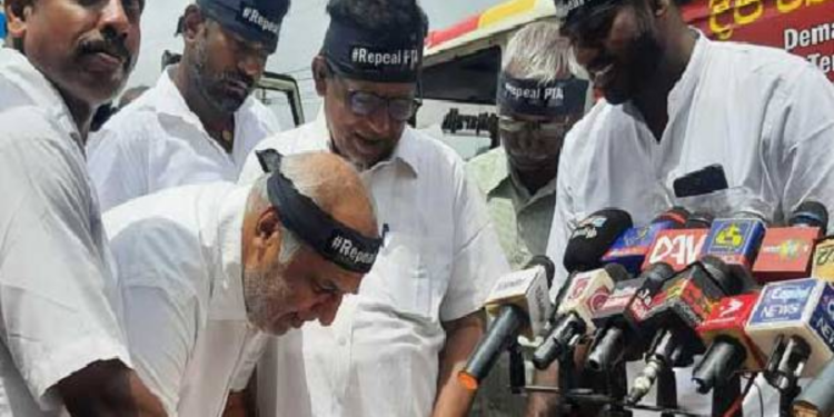 பயங்கரவாதத் தடைச் சட்டத்தை முற்றாக நீக்க வலியுறுத்தி கையெழுத்து வேட்டை ஆரம்பம்!