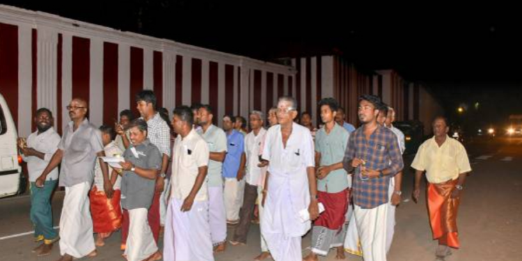 திருகோணமலை – திருக்கோணேஸ்வர ஆலய நில ஆக்கிரமிப்பினை நிறுத்தும் நோக்கில் யாழிலிருந்து யாத்திரை ஒன்று ஆரம்பிக்கப்பட்டுள்ளது!