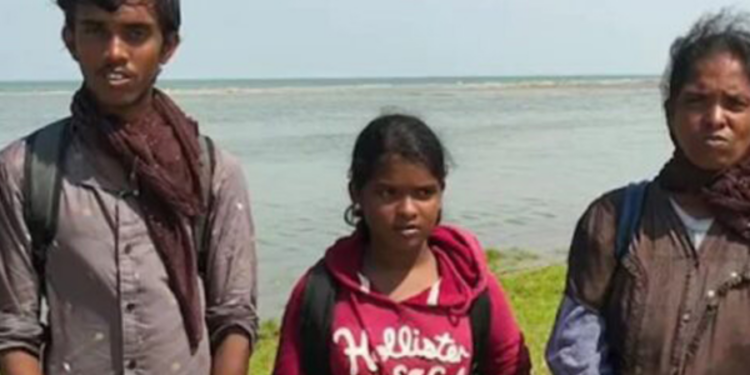 இரண்டு பிள்ளைகளுடன் தமிழ் நாட்டில் தந்சமடைந்த யாழை சேர்ந்த பெண்!