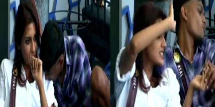 பிக்பாஸ் வீட்டில் எல்லை மீறி நடந்து கொள்ளும் காதல் ஜோடி