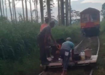 தடம்புரள்வு காரணமாக தடைபட்ட மலையக தொடருந்து சேவைகள் மீண்டும் வழமைக்கு திரும்பியது