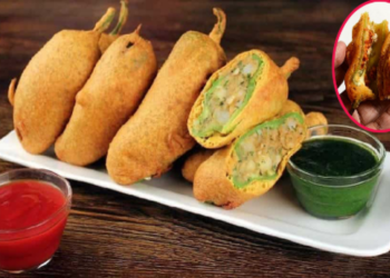 மழைக்கு சூடா மசாலா ஸ்டஃப்டு மிளகாய் பஜ்ஜி சாப்பிடலாம் வாங்க…