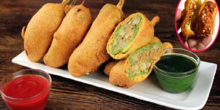 மழைக்கு சூடா மசாலா ஸ்டஃப்டு மிளகாய் பஜ்ஜி சாப்பிடலாம் வாங்க…