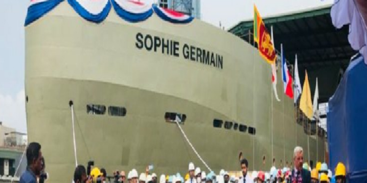 இலங்கையில் நடைபெற்ற கப்பல் வெள்ளோட்டம்