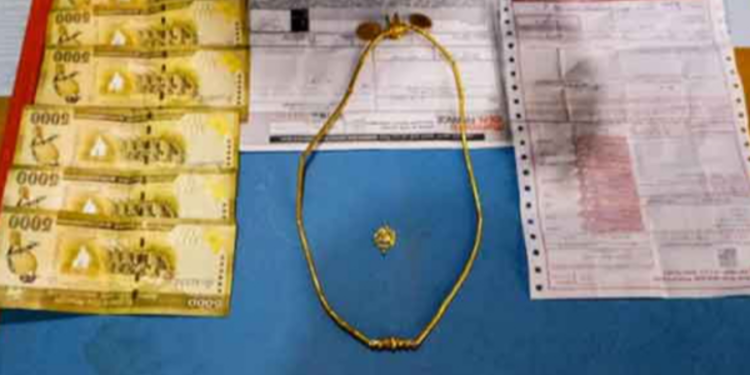 யாழில் திருடப்பட்ட 14 இலட்சம் பெறுமதியான பணம் நகை மீட்பு!